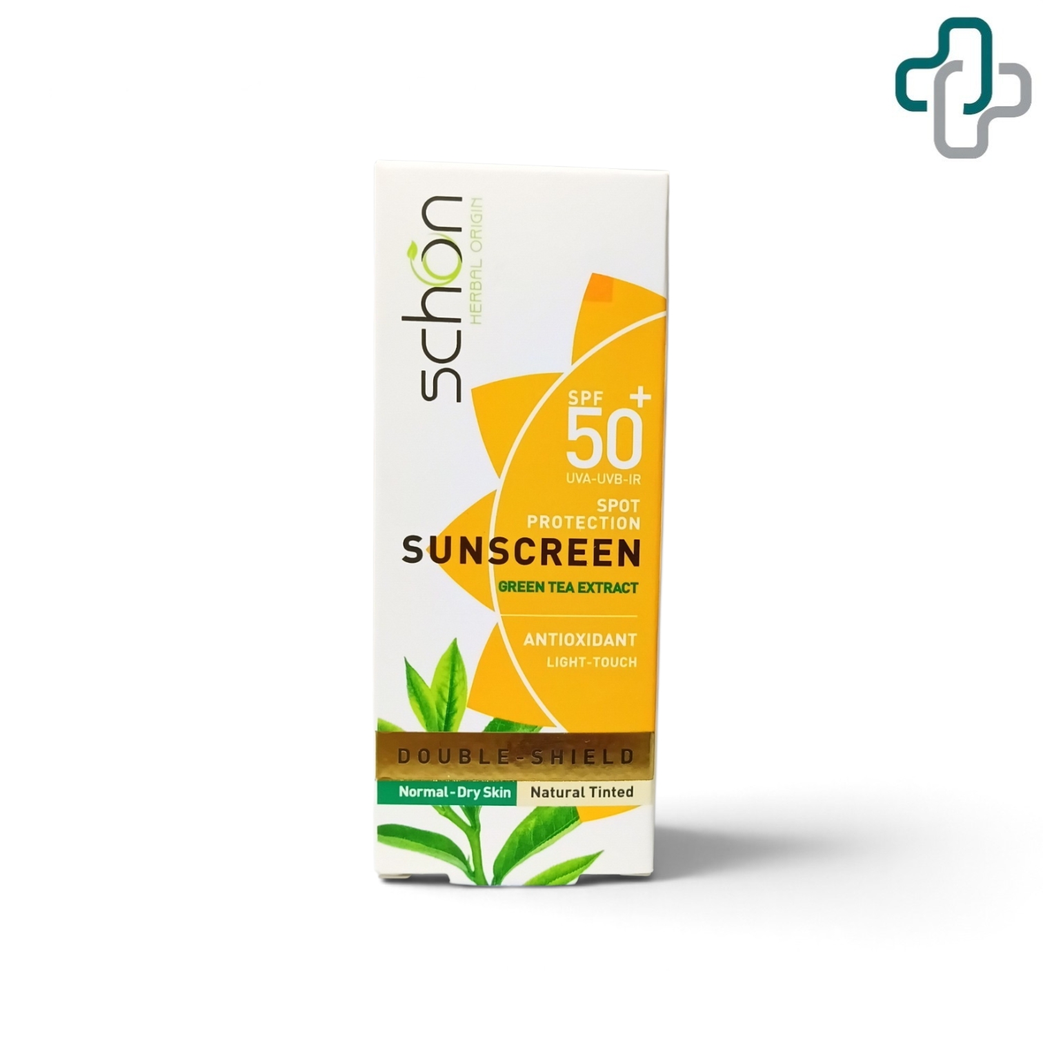  SPF50 کرم ضد آفتاب دابل شیلد شون پوست خشک (رنگ طبیعی)