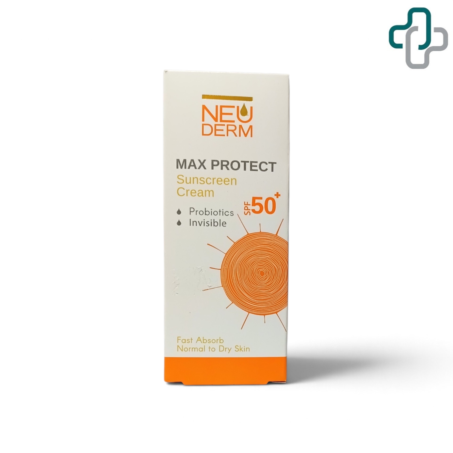  کرم ضد آفتاب مکس پروتکت پوست خشک نئودرم بی رنگ  - NEUDERM