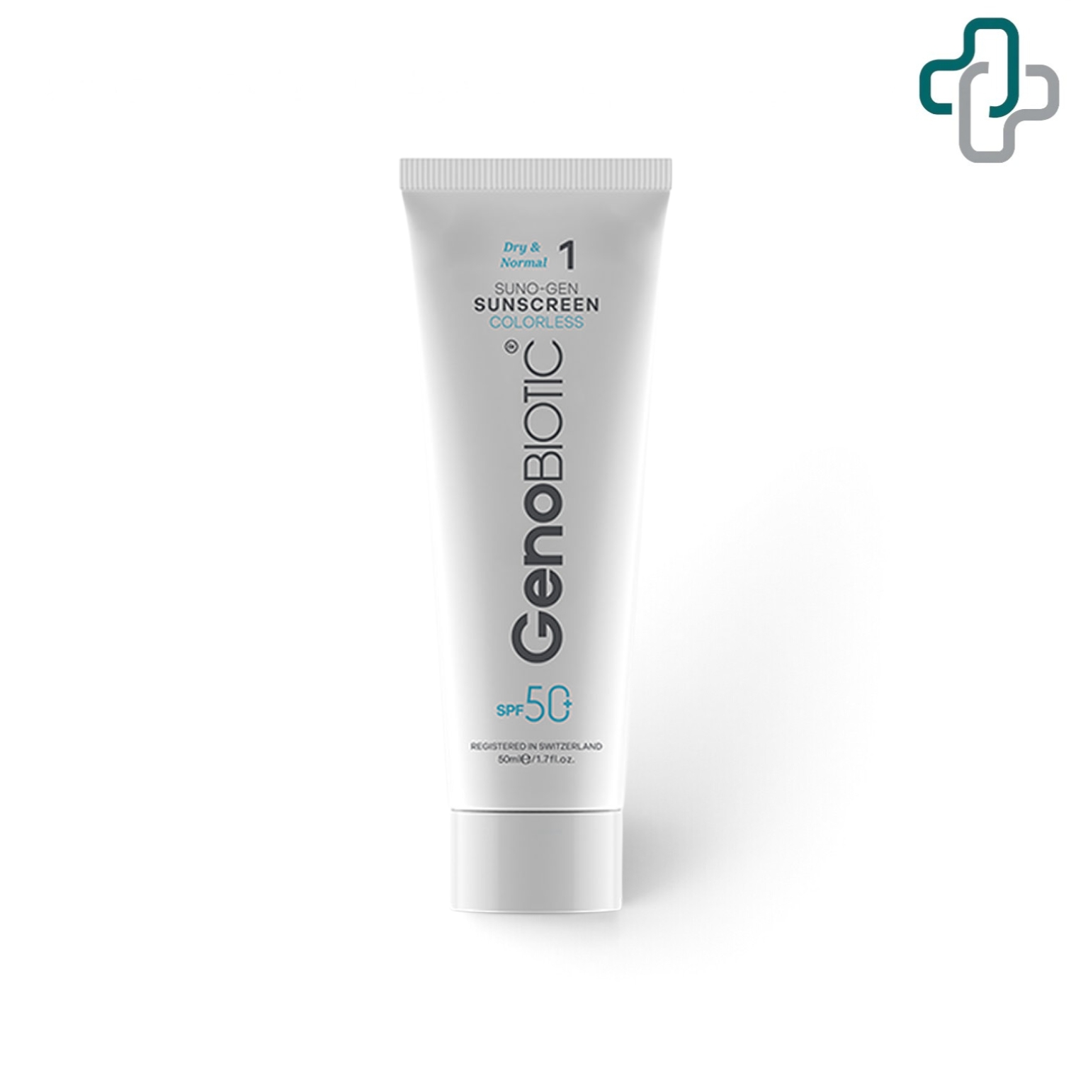 کرم ضد آفتاب بی رنگ ژنو بایوتیک مدل Sunogen مناسب پوست خشک و معمولی حجم 50 میلی لیتر - Geno Biotic