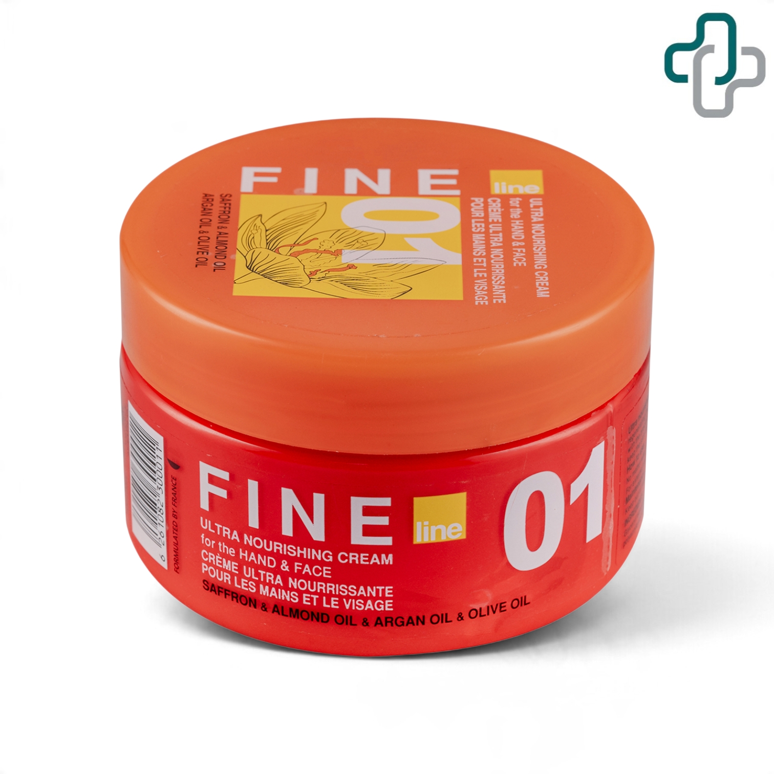 کرم مغذی دست و صورت فاین لاین حاوی عصاره زعفران حجم 230 میلی لیتر  - Fine Line
